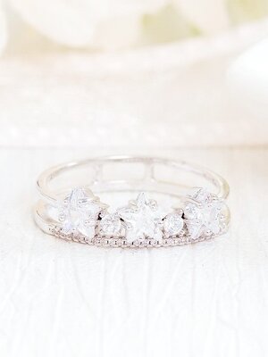 DIAMOND 18K WHITE GOLD RING แหวน เพชร ทอง 18K Pre-order