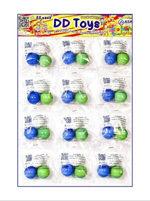 ลูกแก้ว มุกรวมสี 25 มิล แบบแผง