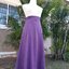 กระโปรงยาวสีม่วง ผ้านุ่มๆใส่สบาย
