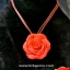 RED ROSE HANDMADE CLAY NECKLACE BRACELET EARRING RING