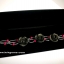 CLASSIC BLACK ROSE HANDMADE CLAY BRACELET