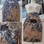 กระโปรงวินเทจทรงเอลายเสือ+สิงโต สีเทา (Vintage skirt - rare finds)