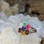 9 Lucky gemstones Ruby, Blue Sapphire, Emerald, Topaz, Zircon, Yellow Sapphire, Moonstone, Garnet, Cat's eyes 925 Sterling Silver แหวนนพเก้า ทับทิม ไพลิน มรกต โทแพซ ไพฑูรย์ บุษราคัม มูนสโตน โกเมน ตาแมว Size 56 เงินแท้ 925