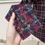 เสื้อเชิ้ตวินเทจลายสก็อต งานป้ายจากมาเลเซีย