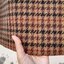 กระโปรงวินเทจมือสองลายชิโนริผ้าวูล (WOOL)