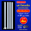 เสาเหล็กแบบประกอบ 2นิ้ว หนา1.2มม. สูง 4เมตร (สีโครเมียมเงินเงา)