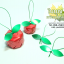ใบไม้ (ใบริบบิ้น) พับเหรียญโปรยทาน Handmade (เซต 100 ชิ้น)