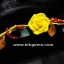YELLOW ROSE HANDMADE CLAY NECKLACE BRACELET EARRING RING SET