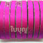 ริบบิ้นกากเพชรใส สีสด ตราTW เบอร์ 2 (ยาว 50 หลา กว้าง 1.2 cm)
