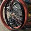 (สินค้าใหม่! ล้อ26"+ยางตัน ราชรถ) ชุดล้อรถเข็นขนาด 26นิ้ว ยางตัน (26x2นิ้ว)- จำหน่ายเป็นคู่