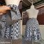 กางเกงกระโปรงลายสก็อต houndstooth
