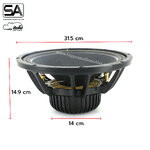 ลำโพง 12 นิ้ว SA 1275N ดอกลำโพง Woofer Speaker วอยซ์ลำโพง Voice Coil อะไหล่ลำโพง SA1275N SA-1275N Hippo Audio