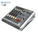 เพาเวอร์มิกเซอร์ Proeuro Tech รุ่น PMX M402DSP ใบกำกับภาษีทักเเชทได้เลยค่ะ Power Mixer มิกเซอร์มีแอมป์ PMXM402DSP PMX-M402DSP Hippo Audio