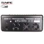 myNPE GT 850 เพาเวอร์มิกเซอร์ 2 Mono 1 Stereo 48V USB Bluetooth Power Mixer มิกเซอร์มีแอมป์ แจ็คปลั๊ก Connector อุปกรณ์เชื่อมต่อ GT850 GT-850 Hippo Audio
