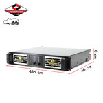 เพาเวอร์แอมป์ EVO 5000 PONGPITAK 2 CH Power Amplifier เครื่องขยายเสียง EVO5000 EVO-5000 Hippo Audio