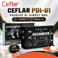 CEFLAR PDI 01 Passive DI Direct Box 1 Channel Ground Lift Attenuator 0/-20/-40dB Hippo Audio CEFLAR PDI 01 Passive DI Direct Box 1 Channel Ground Lift Attenuator 0/-20/-40dB Hippo Audio