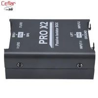CEFLAR PDI 02 PRO X2 ไดเร็คบ๊อกซ์ Passive 2 แชนแนล PAD -15dB Ground Lift Hippo Audio