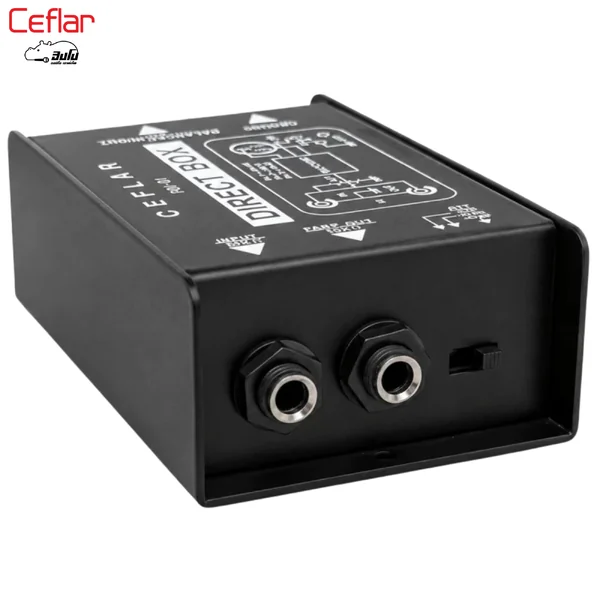 CEFLAR PDI 01 Passive DI Direct Box 1 Channel Ground Lift Attenuator 0/-20/-40dB Hippo Audio image 7 CEFLAR PDI 01 Passive DI Direct Box 1 Channel Ground Lift Attenuator 0/-20/-40dB Hippo Audio image 7