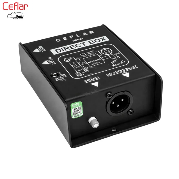 CEFLAR PDI 01 Passive DI Direct Box 1 Channel Ground Lift Attenuator 0/-20/-40dB Hippo Audio image 6 CEFLAR PDI 01 Passive DI Direct Box 1 Channel Ground Lift Attenuator 0/-20/-40dB Hippo Audio image 6