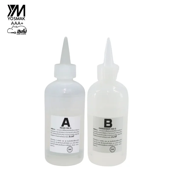 YOSMAK กาวซ่อมลำโพงอีพ๊อกซี่ A+B 120ml สีใส x2 Epoxy Glue อะไหล่ซ่อมลำโพง Hippo Audio YOSMAK กาวซ่อมลำโพงอีพ๊อกซี่ A+B 120ml สีใส x2 Epoxy Glue อะไหล่ซ่อมลำโพง Hippo Audio