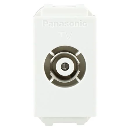 เต้ารับโทรทัศน์ สีขาว Panasonic รุ่น Wide Series WEG2501 พานาโซนิค